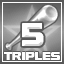 Icon for 5 Triples