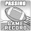 Icon for Game Record Passing Yards