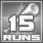 Icon for 15 Runs
