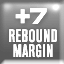 Icon for Rebound Margin +7
