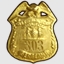 Gold Detective Badge
