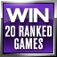 20 Online Ranked Wins
