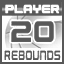 Icon for Grab 20 Rebounds With Any Player