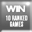 Icon for 10 Online Ranked Wins