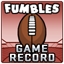Game Record Forced Fumbles