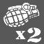 Icon for One package, Two receivers