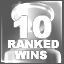 Icon for 10 Online Ranked Win