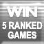 Icon for 5 Ranked Wins