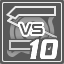 Icon for 10 RANKED MATCHES
