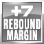Icon for Rebound Margin +7